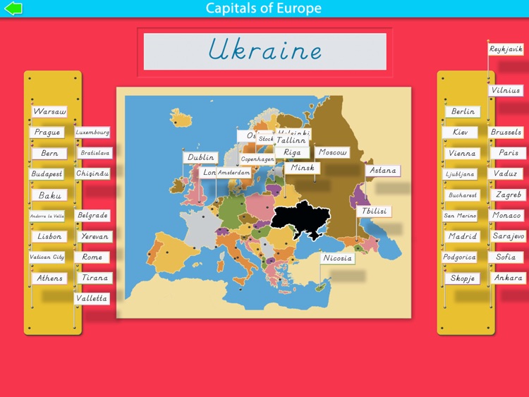 Capitals of Europe - Montessori Geography for Kids screenshot-3