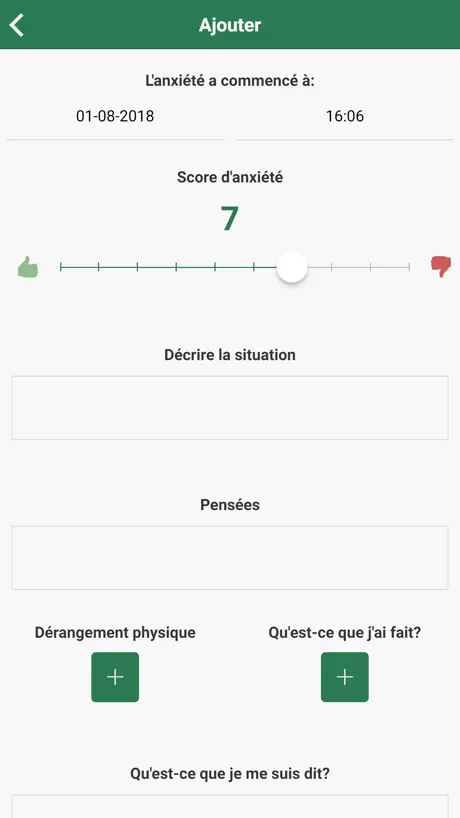 Journal de l'anxiété