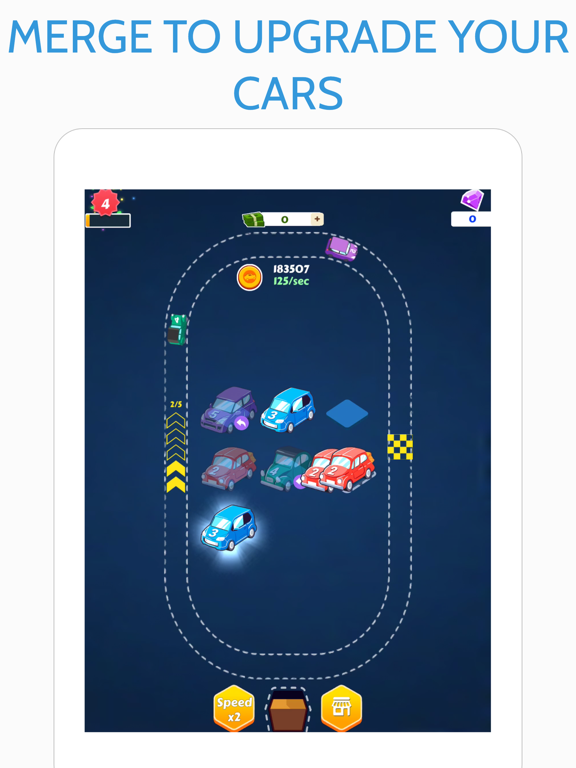 Screenshot #6 pour Car Merge - #1 Idle Game