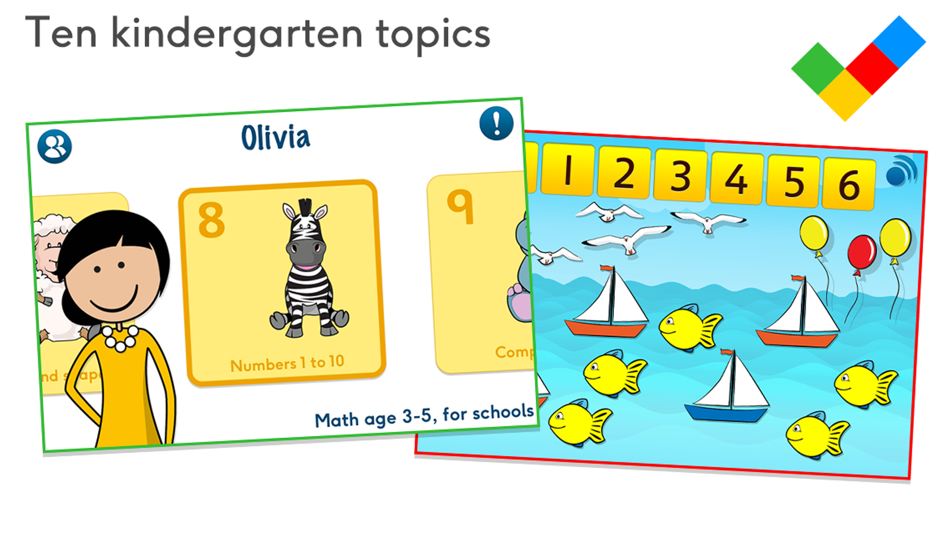 Math age 3-5, for schools - 1.7 - (iOS)
