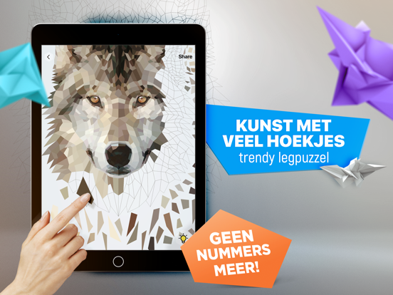 POLY ART: mozaïek kleurpuzzel iPad app afbeelding 1