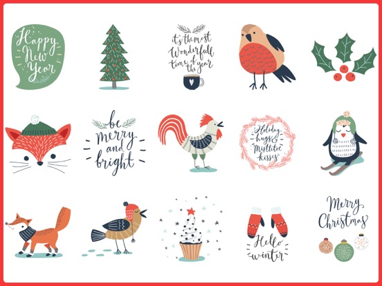 Screenshot #4 pour Merry Christmas Winter Sticker