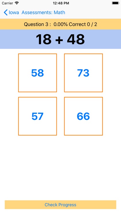 Iowa Math Trainer for ITBS