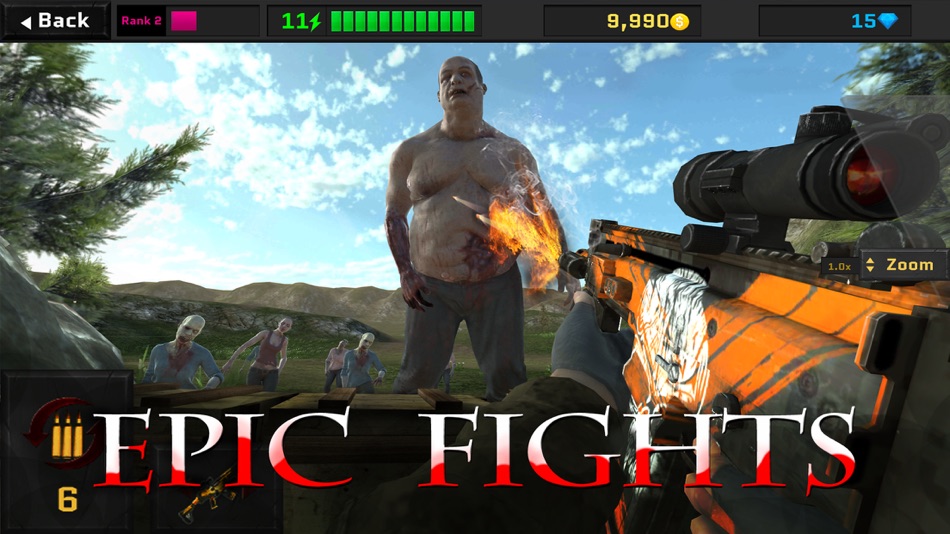 #2. Zombie Ops 3D Shooter (iOS) 由: Modern Alchemists