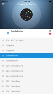 Colombia Radio Station FM Live screenshot #5 for iPhone