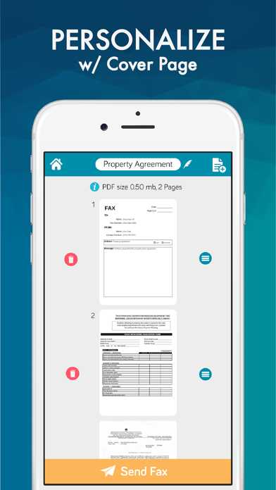 FAX ファックス - iPhone用ファックスアプリPROのおすすめ画像5