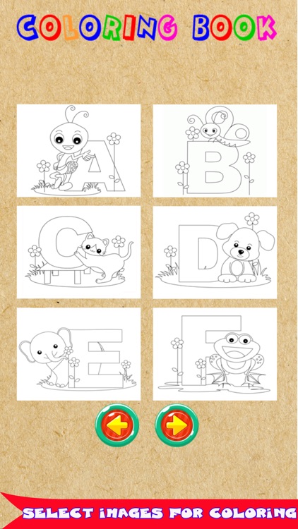ABC Alphabet Coloring Books