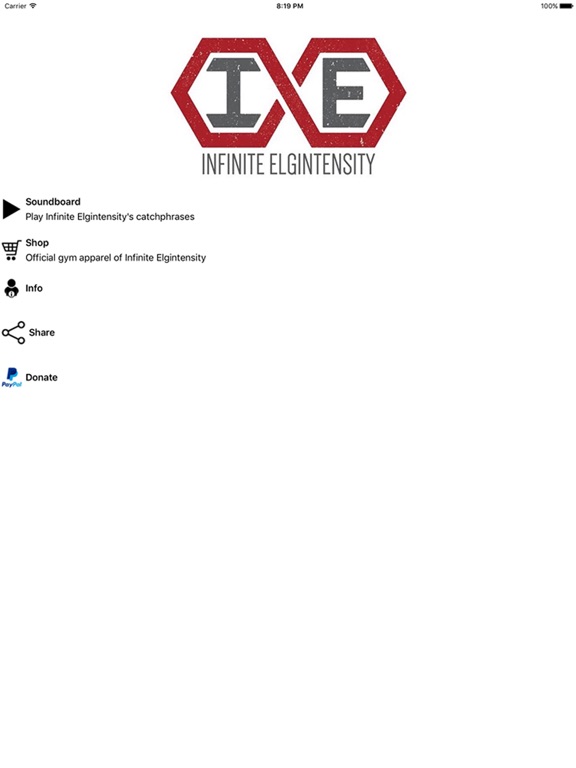 Screenshot #4 pour The Infinite Elgintensity App