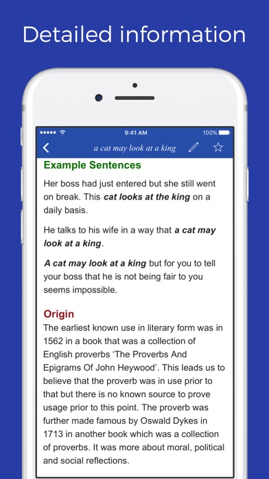 Dictionary of Idiom Origins screenshot 3