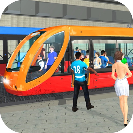Driver City Train Mission 3D Icon