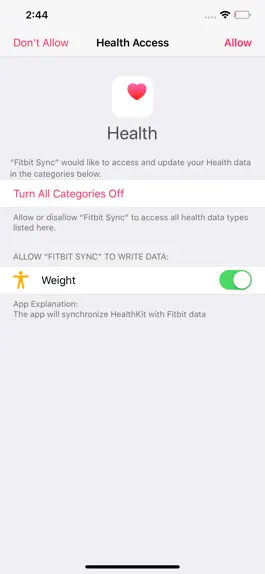 Game screenshot Fitbit to Health Sync apk