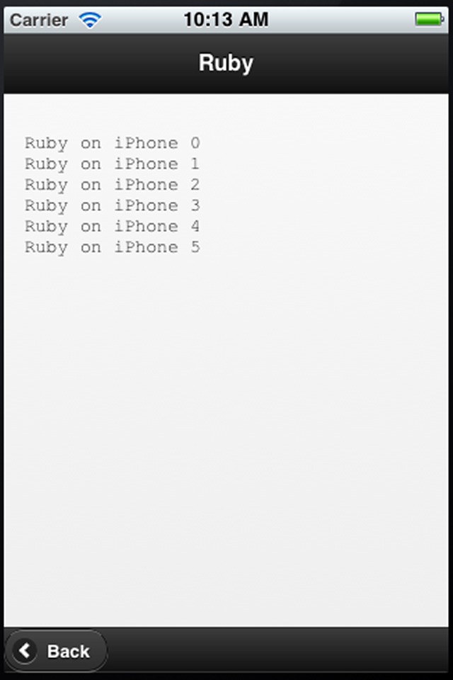 Ruby programming emulator screenshot 2