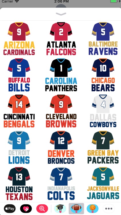 Animated Football Stickers