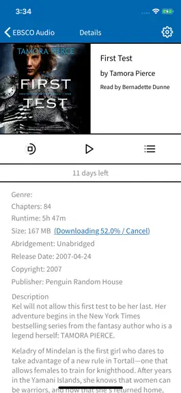 Game screenshot EBSCO Audiobooks apk