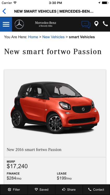 Smart Center Beverly Hills By Group 1 Automotive California Smart Center Beverly Hills Screenshot 2