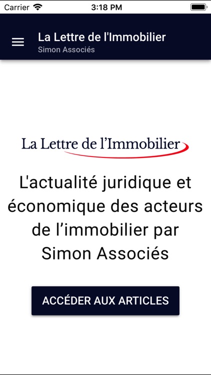 La lettre de l'immobilier