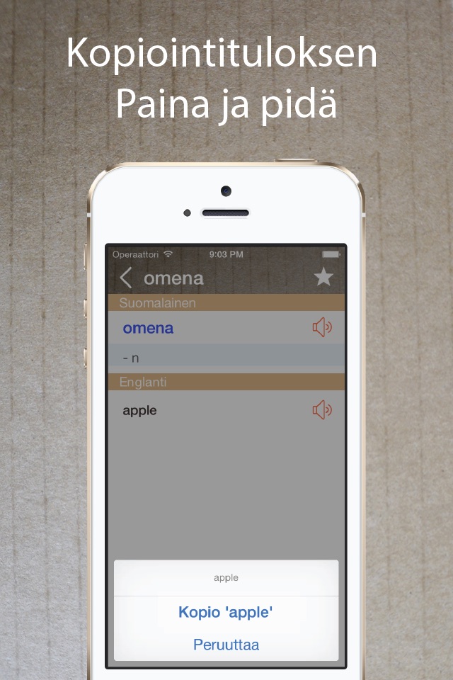 Finnish English Dictionary Pro screenshot 3