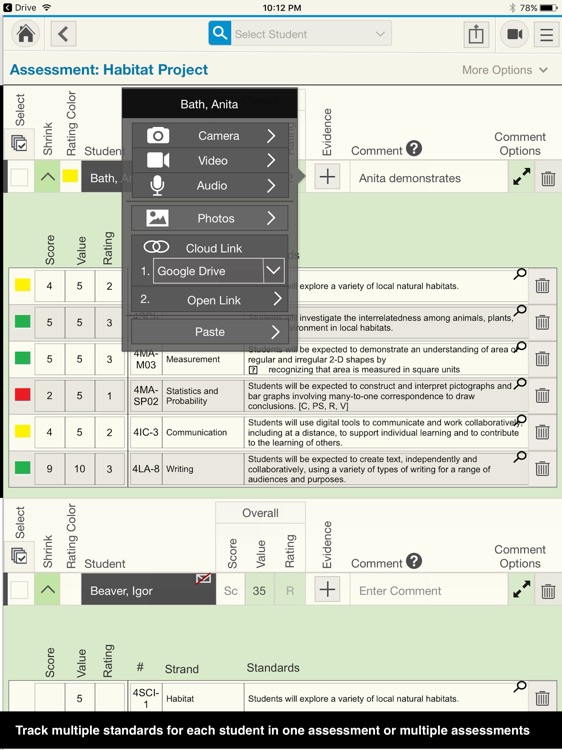 Assessment Tracker- Elementary screenshot-6