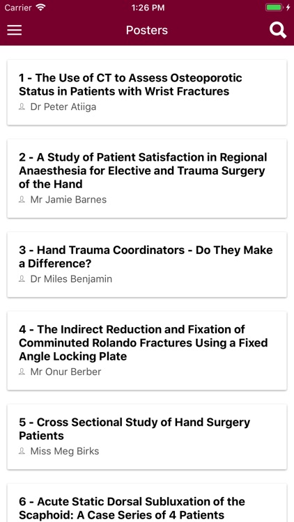 BSSH Autumn Meeting 2017