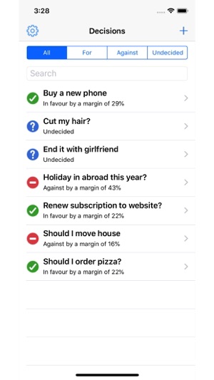 Decisions (for iOS)