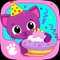 New birthday themed game with the cutest baby pets - kitten Sue, puppy Bu and bunny Blu