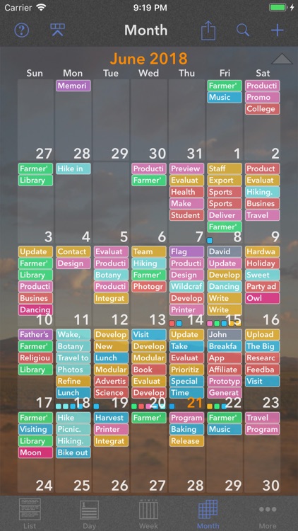 Perspectiva: Calendars, Charts screenshot-3
