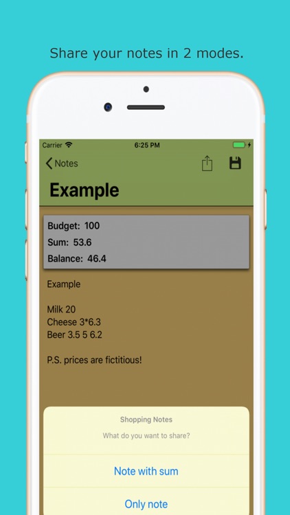Quickly Shopping Notes