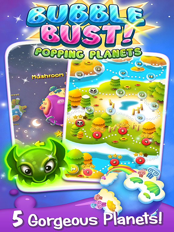 Screenshot #6 pour Bubble Bust! - Popping Planets