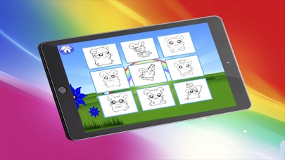 Cute Hamster Coloring Book screenshot 3