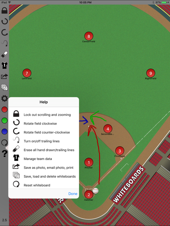 Screenshot #6 pour Baseball WhiteBoard