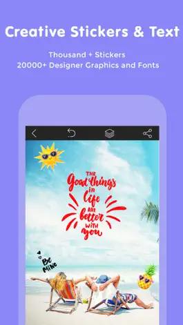 Game screenshot Postick - Text Photo Editor apk