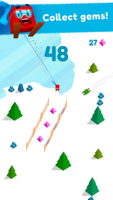 Huuuge Santa Ski Screenshot 2