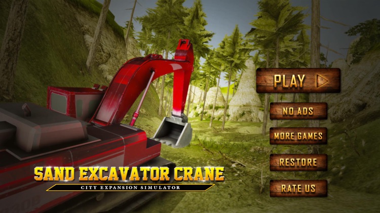Sand Excavator Crane Simulator