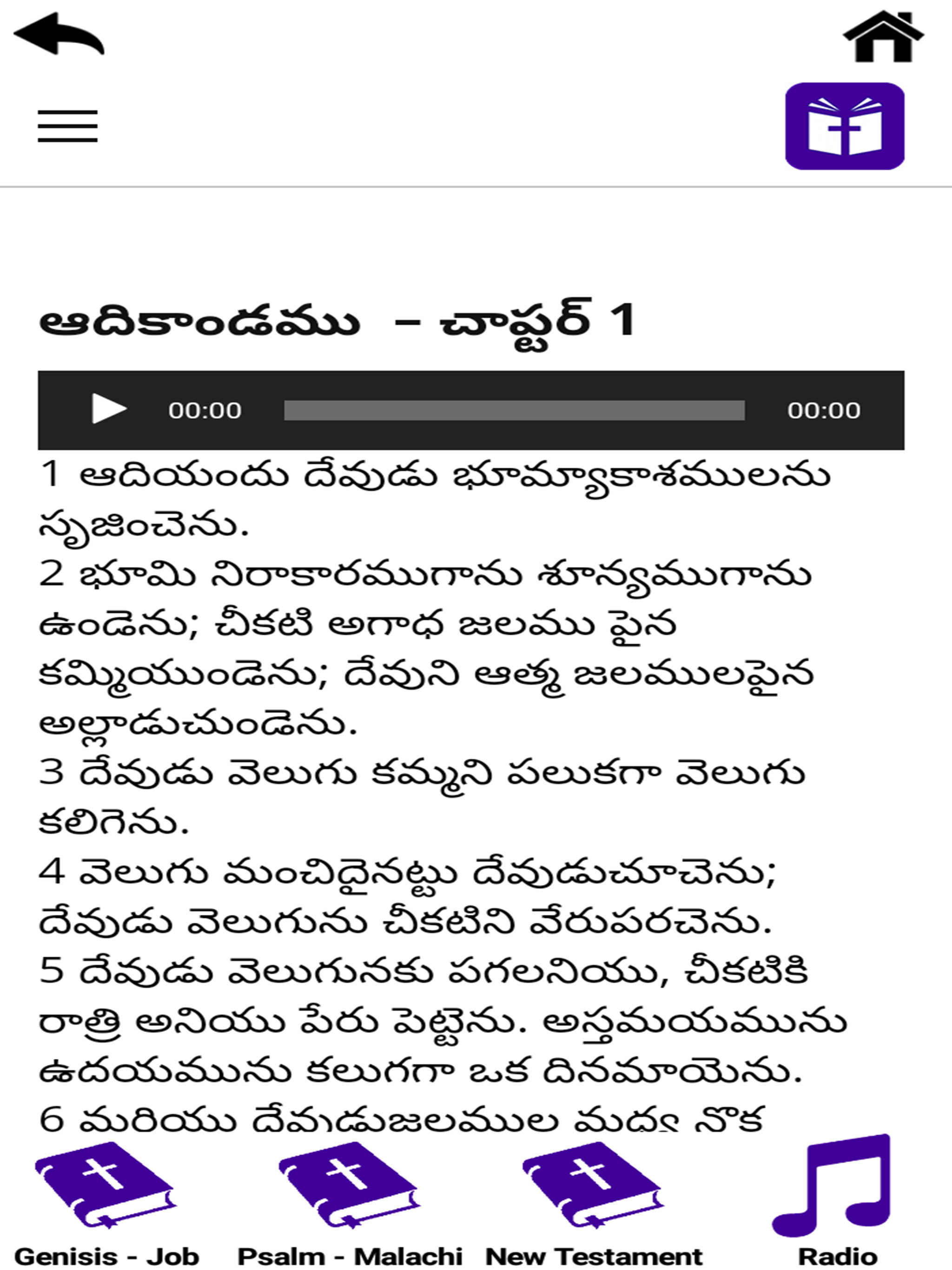 Telugu Audio Bible