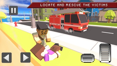 Screenshot #1 pour Block City Fire Truck Rescue
