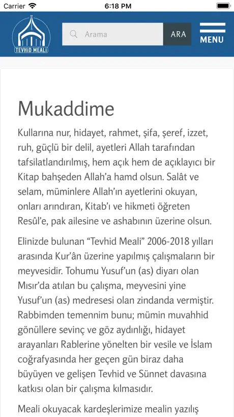 Tevhid Meali