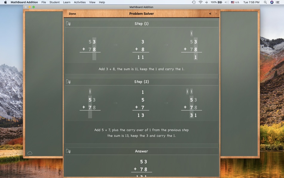 #4. MathBoard Addition (macOS) Av: PalaSoftware Inc.