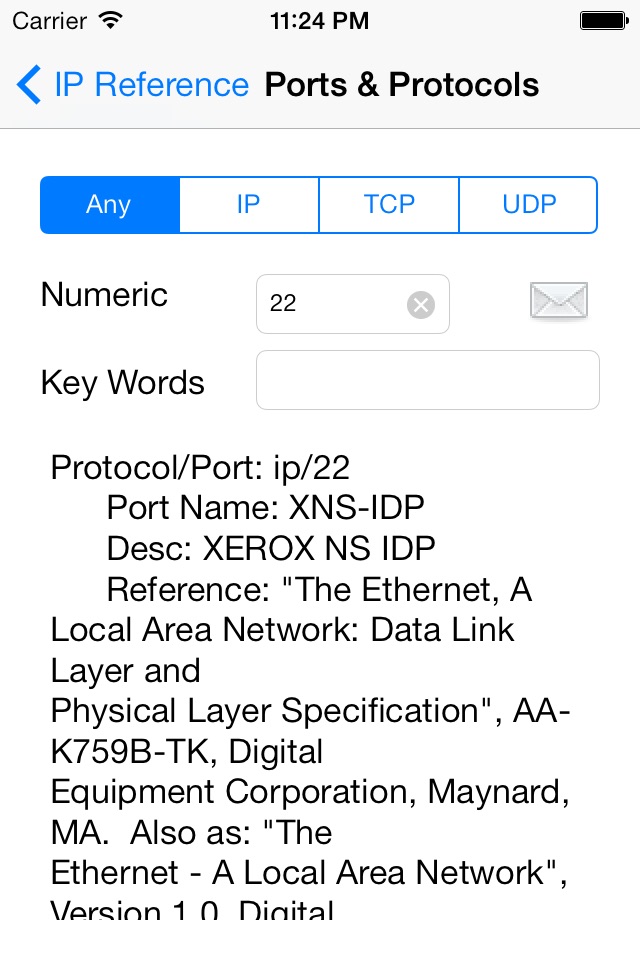 IP Reference screenshot 2