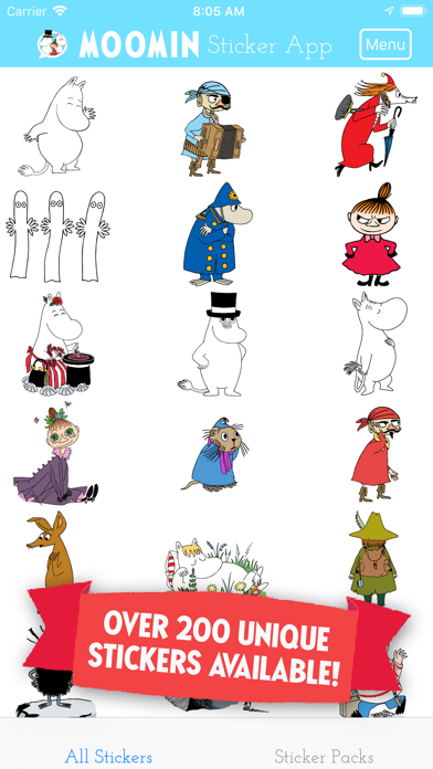 Moomin Sticker Appのおすすめ画像4