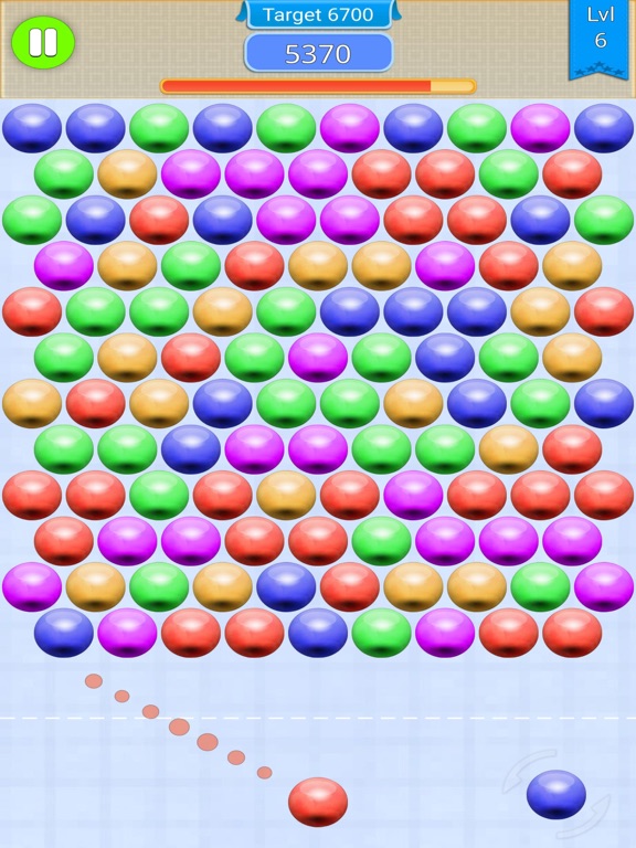 Bubble Shooter Delight iPad screenshot