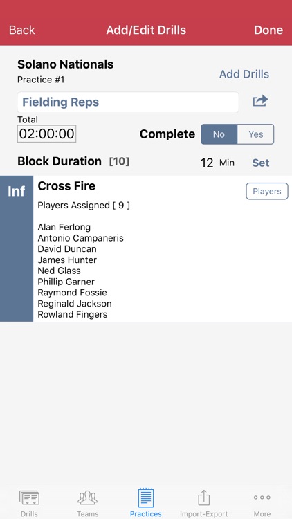 Practice Planner - Baseball screenshot-3