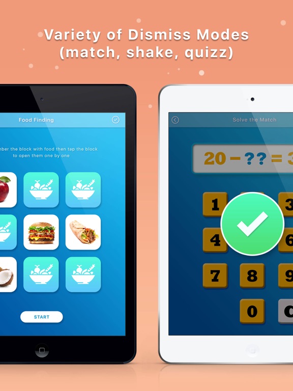 Alarm clock - Smart challenges iPad screenshot 4 - Utilities app