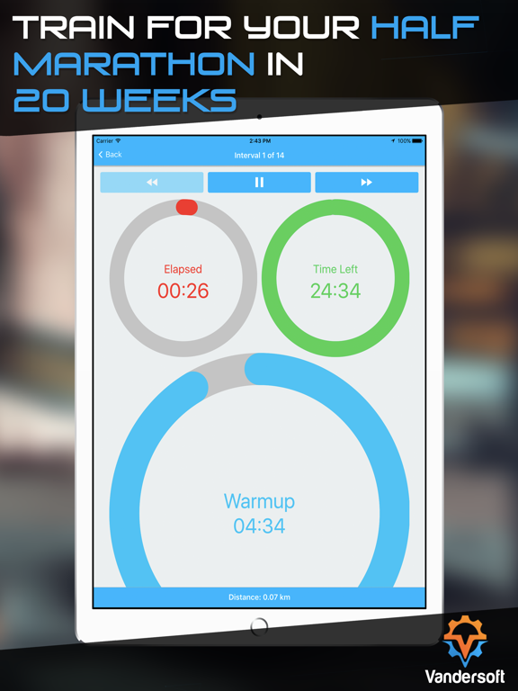 Screenshot #4 pour Half Marathon Training - 21k / 13.1 Mile