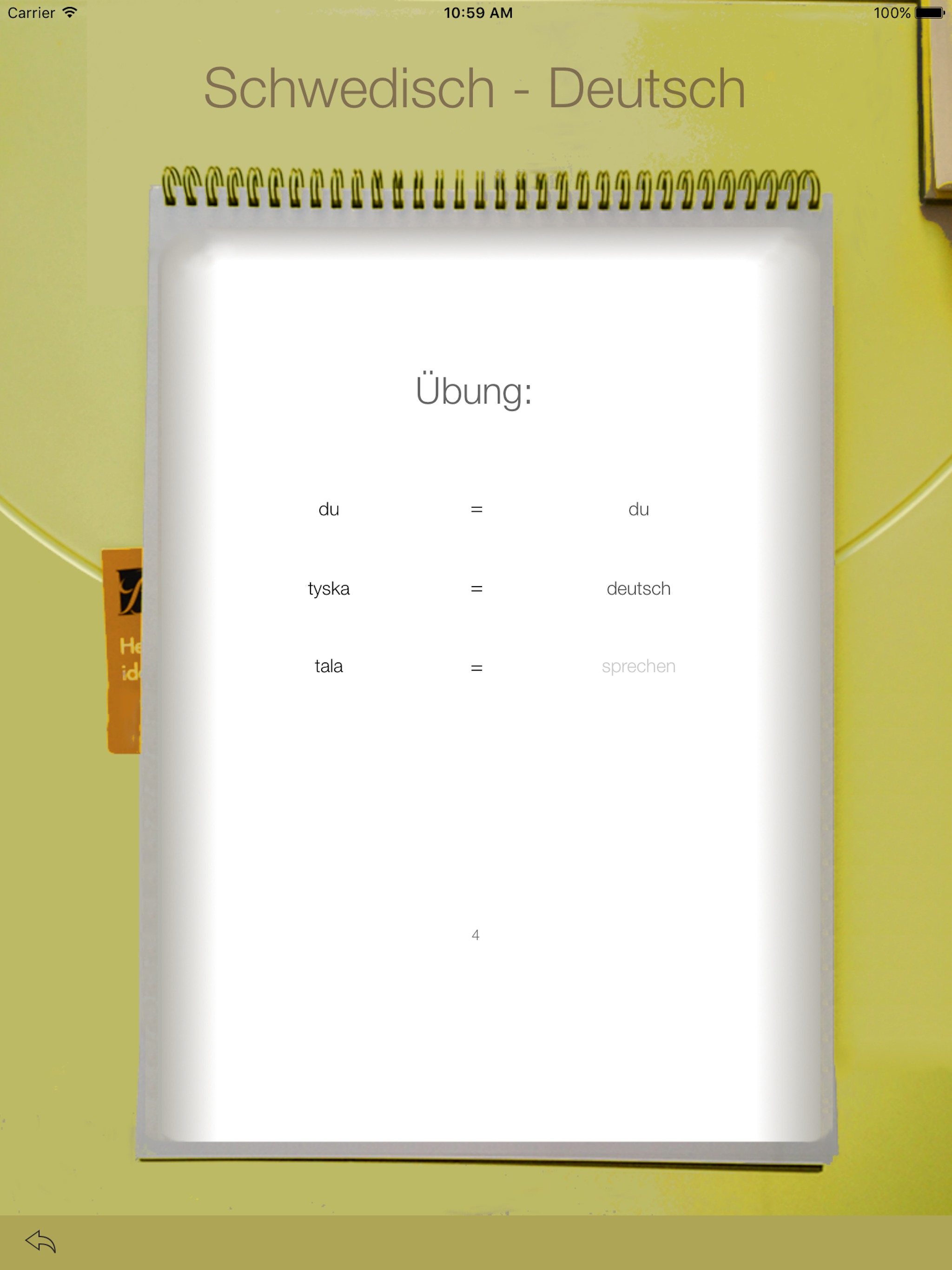 Vocabulary Trainer: German - Swedish screenshot 9