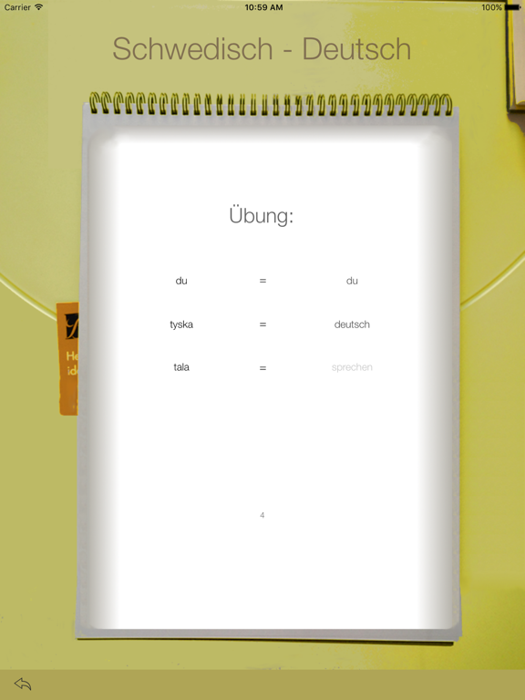 Screenshot #4 for Vocabulary Trainer: German - Swedish