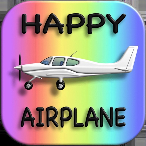 Happy Airplane Icon