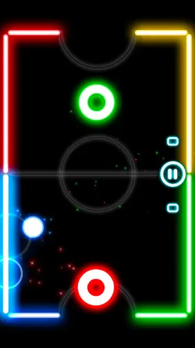 Glow Hockey 2L screenshot 1
