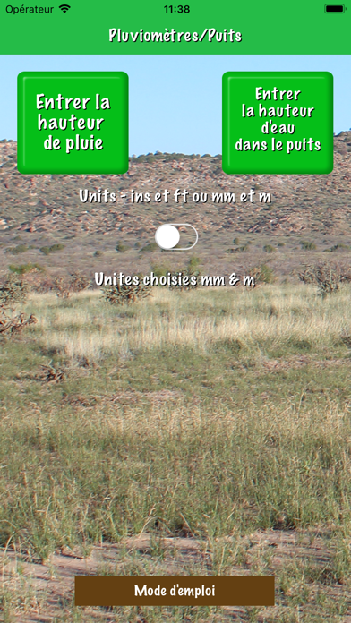 Screenshot #1 pour TransectRainGauges