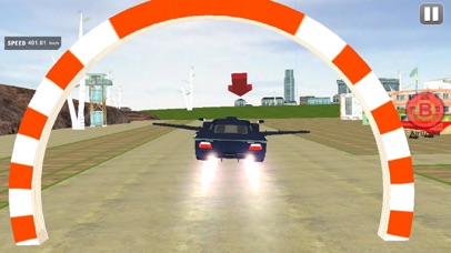 Fly Futuristic Car In Air screenshot 1