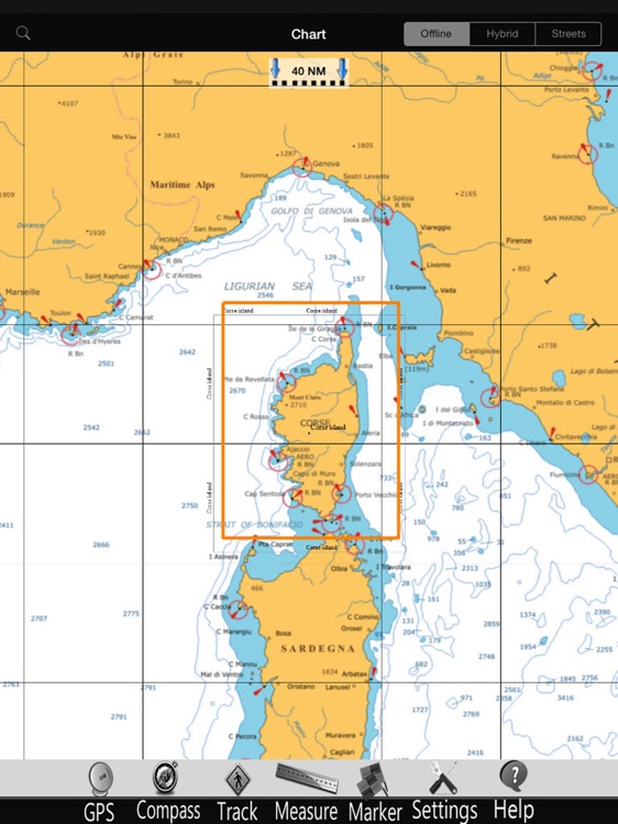 Corse GPS Nautical Charts Pro screenshot-4